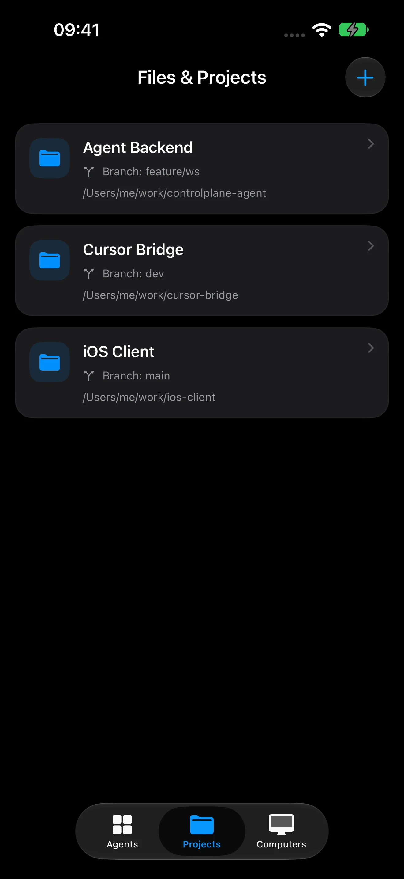 controlplane projects current English interface