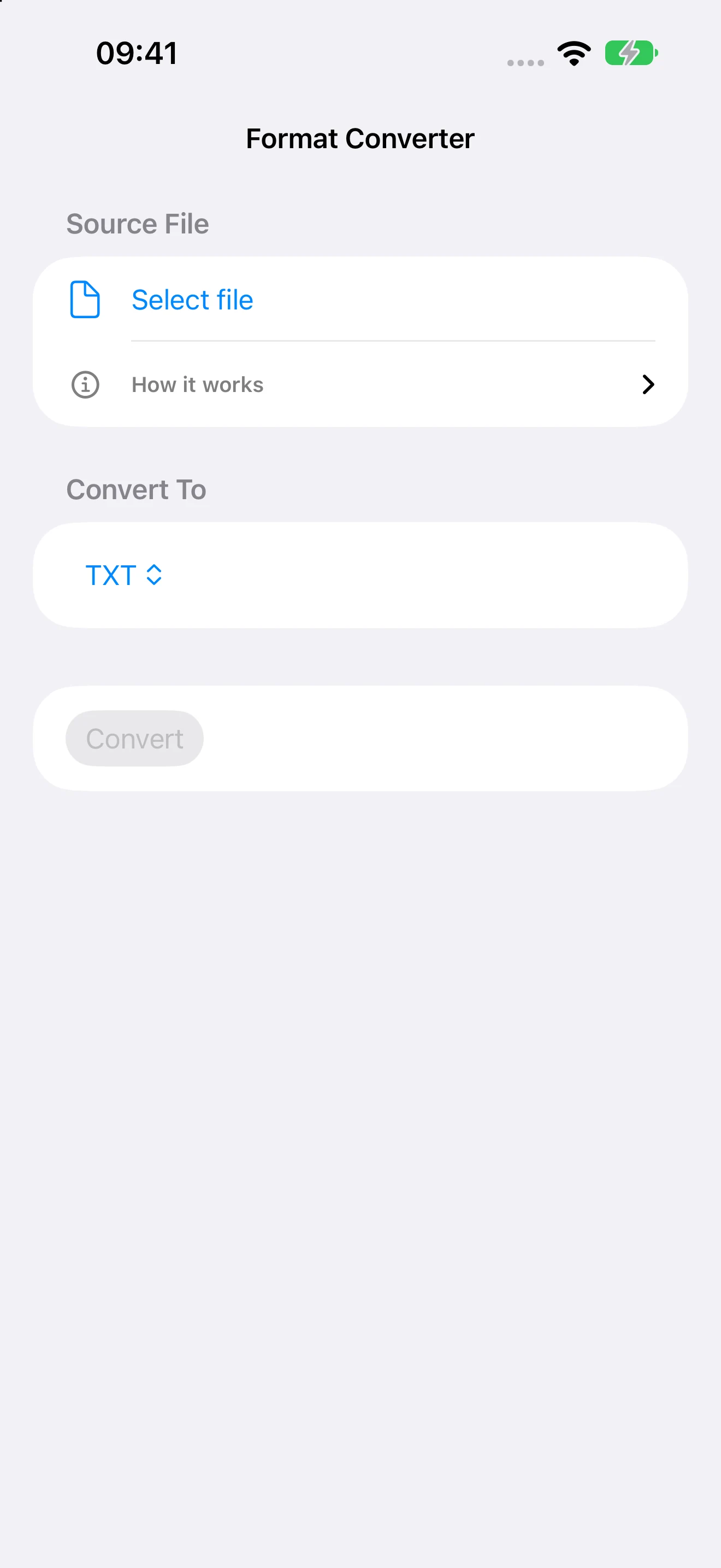 docmind converter current English interface